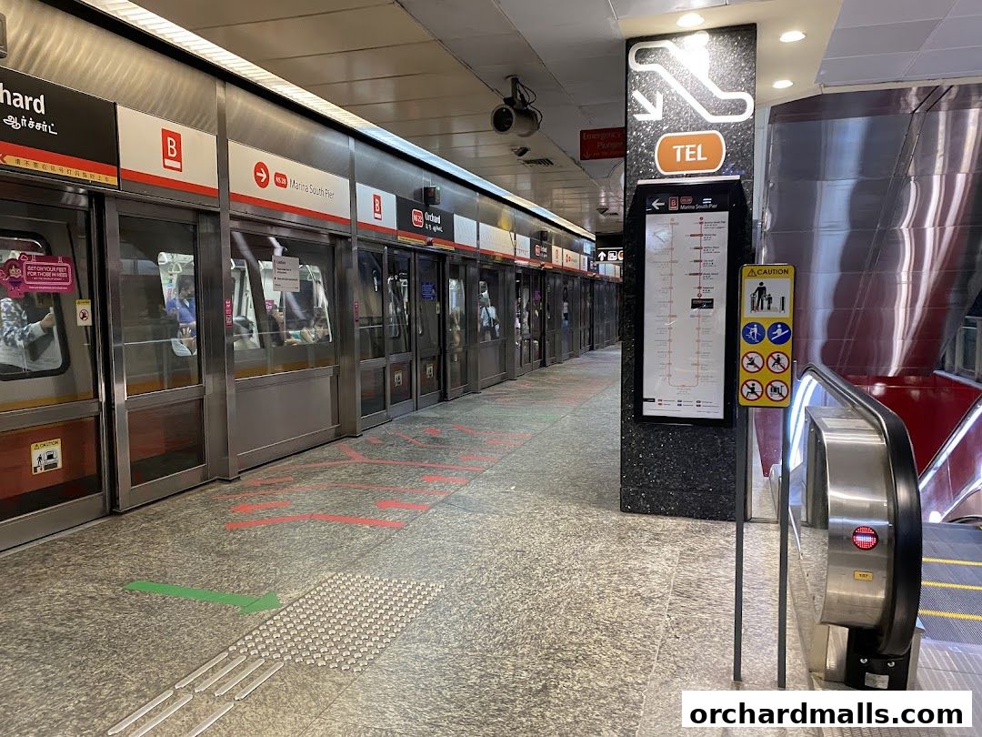 Orchard MRT Station NS22