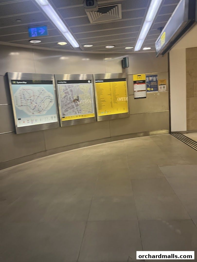 Orchard MRT Station NS22