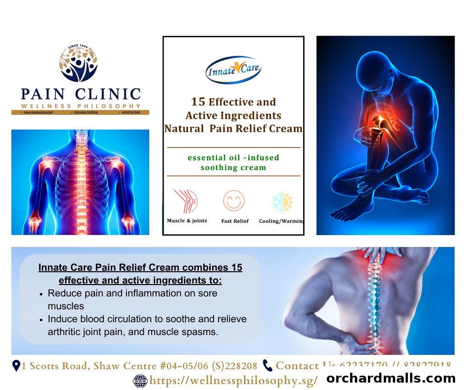 Pain Clinic  Wellness Philosophy Singapore - Pain Management Therapy Neck, Shoulder, Back,  Knee