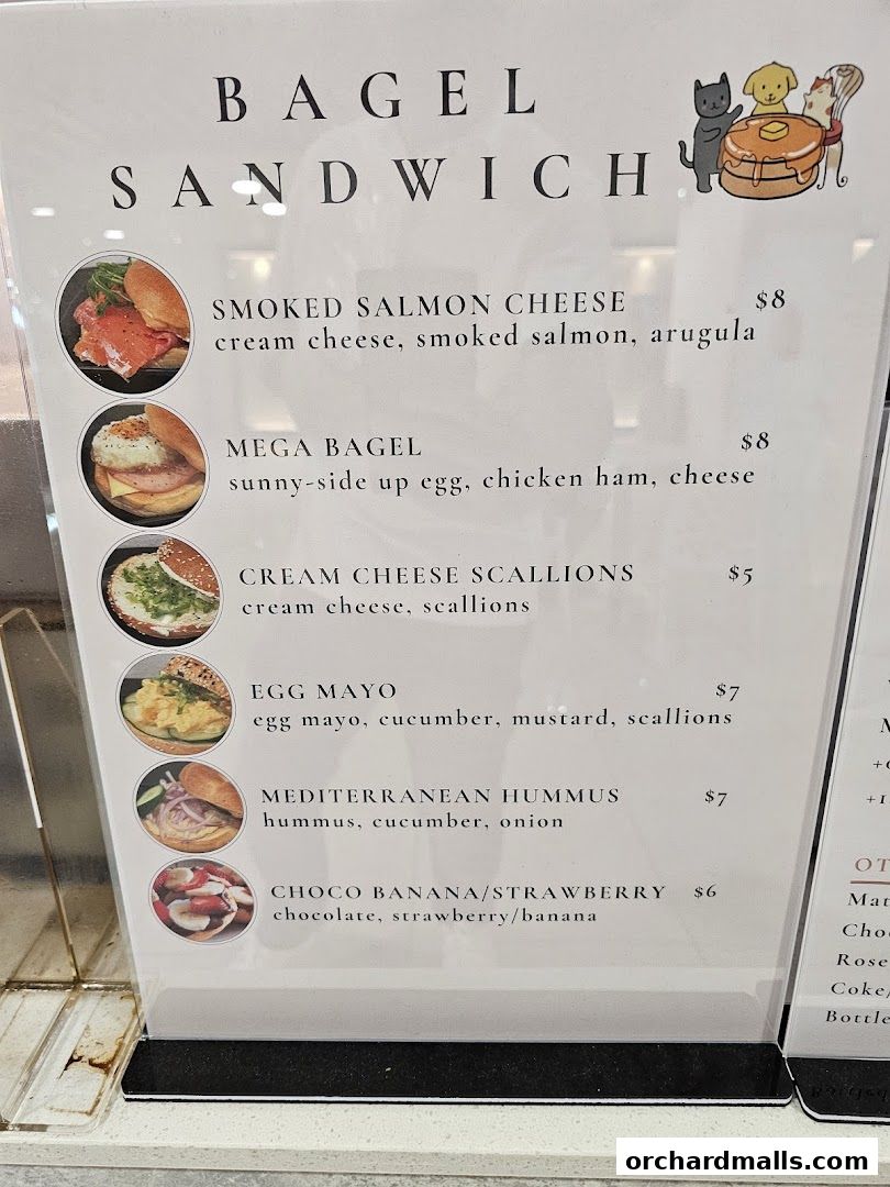 Menu page for Pancakes and Friends