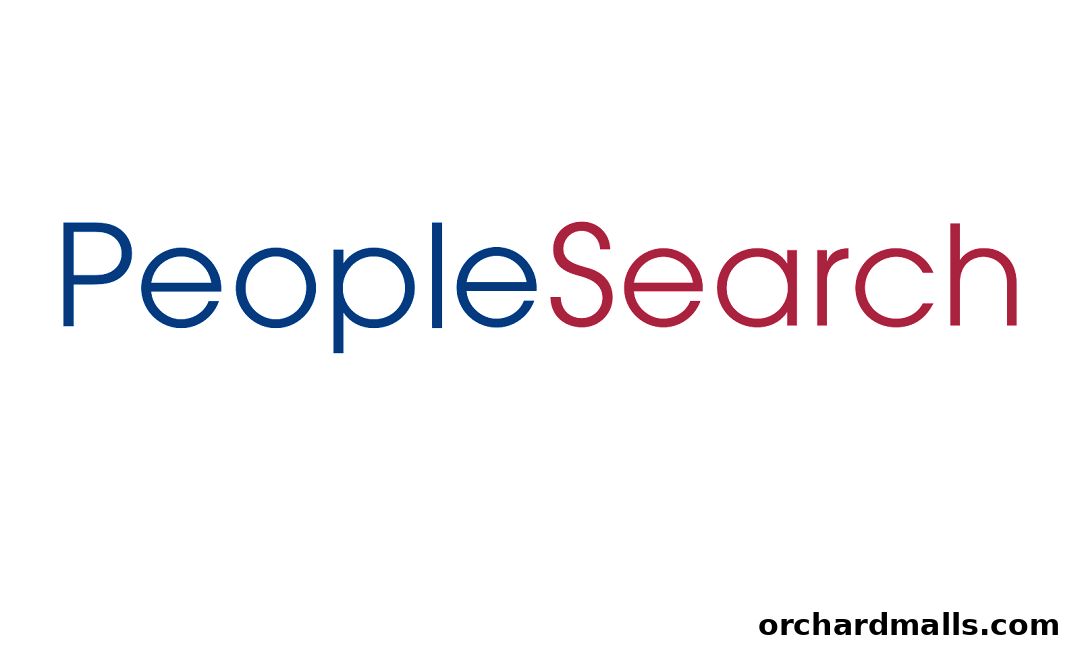 The logo for PeopleSearch Singapore, featuring the name in blue and red text.