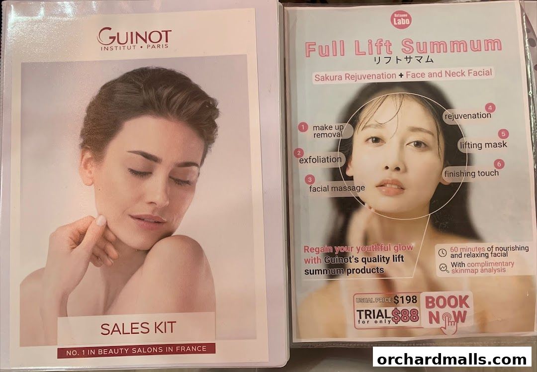 Menu page for Pink Parlour Centrepoint Premium