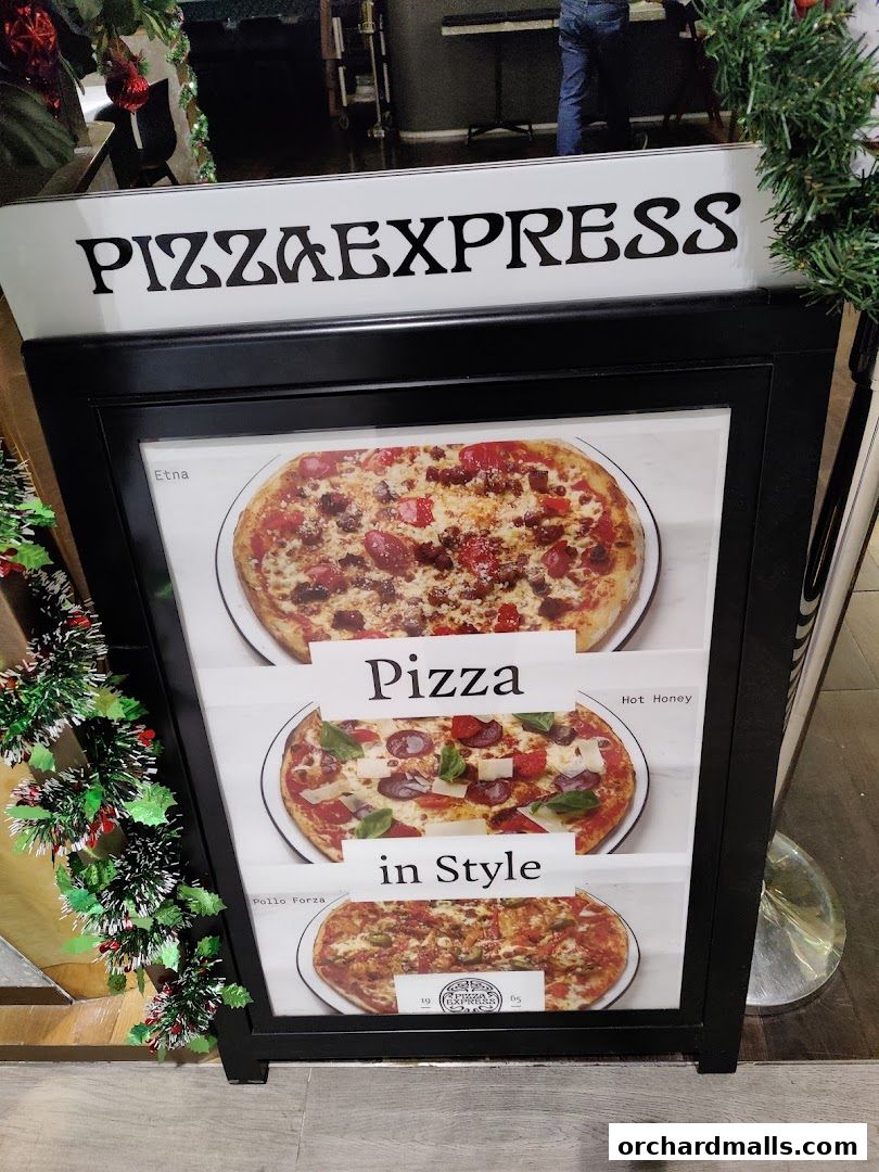 Menu page for Pizza Express  Scotts Square Orchard