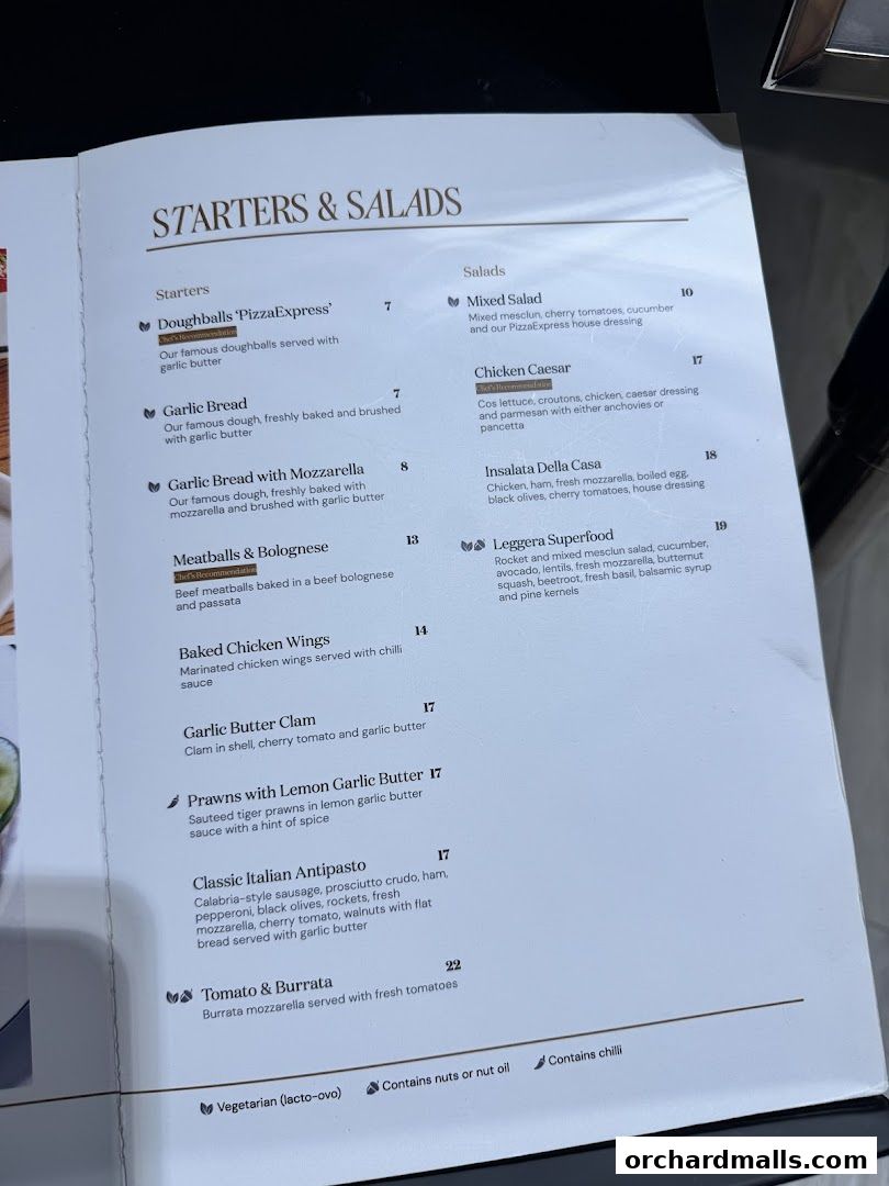 Pizza Express  Scotts Square Orchard