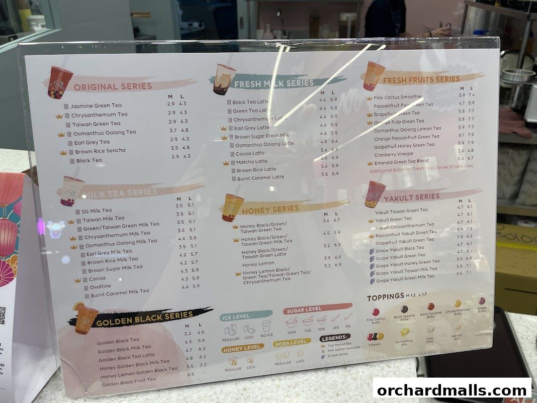 Menu page for Playmade  313