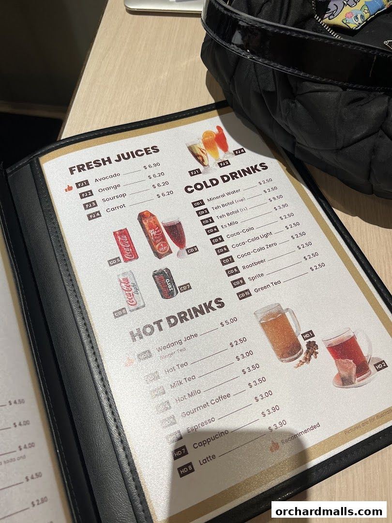 Menu page for Pondok Jawa Timur