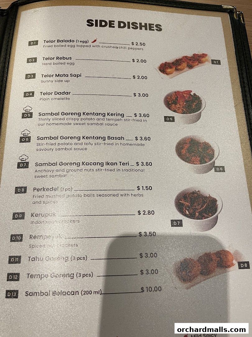 Menu page for Pondok Jawa Timur