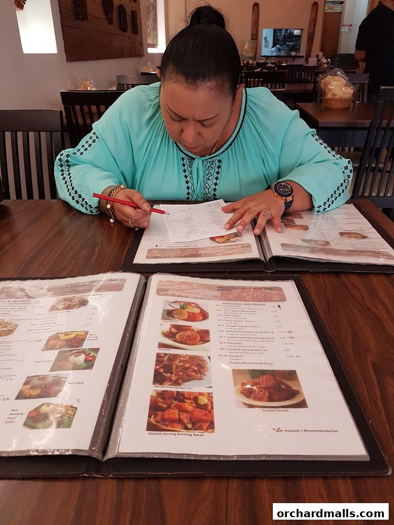 Menu page for Pondok Jawa Timur