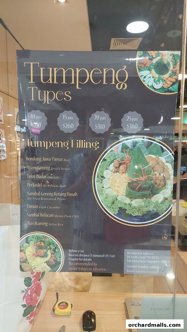 Menu page for Pondok Jawa Timur