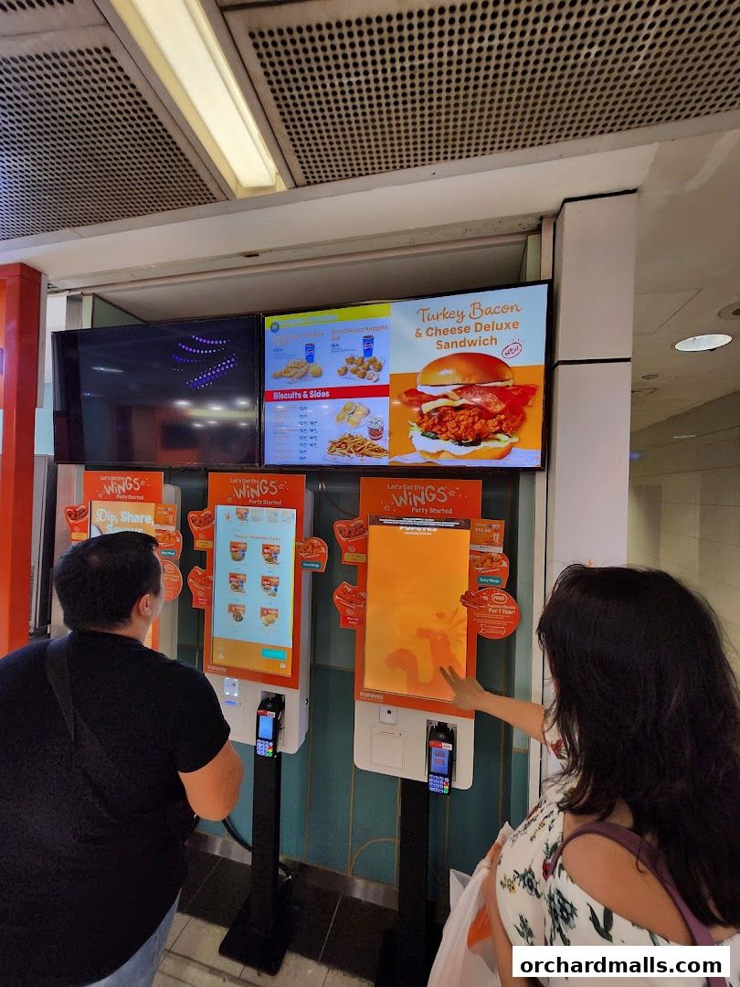 Menu page for Popeyes Orchard Exchange