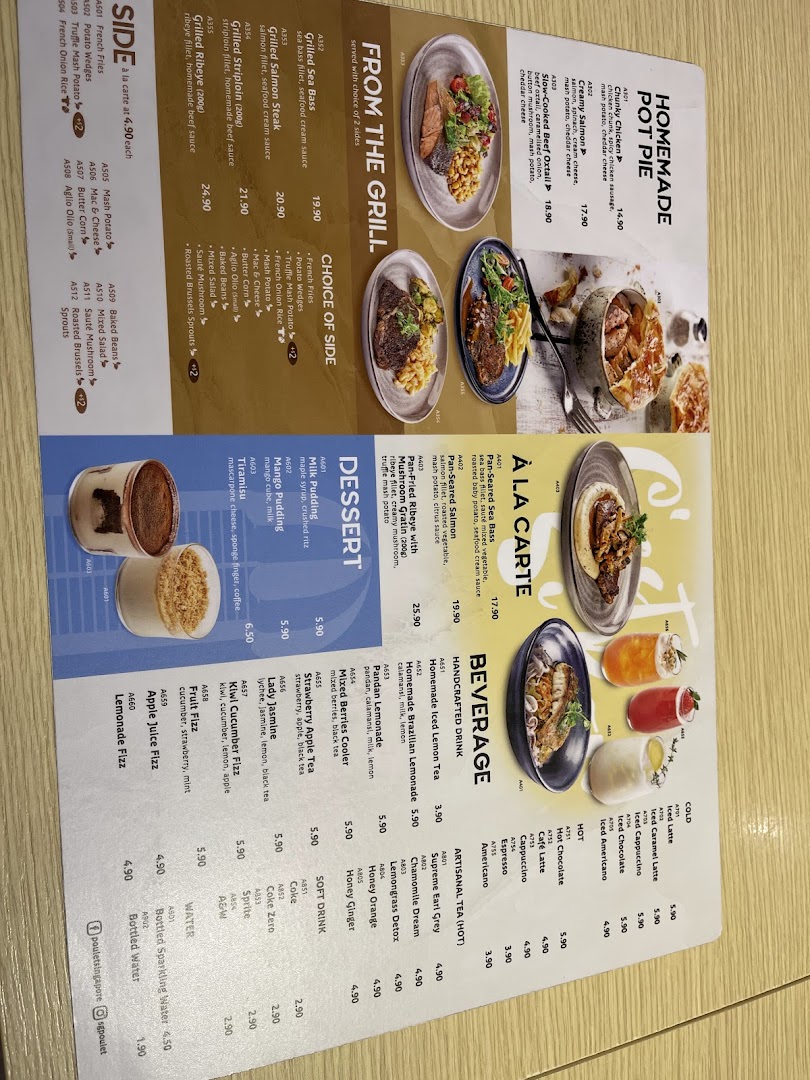 Menu page for Poulet  Brasserie - ION Orchard
