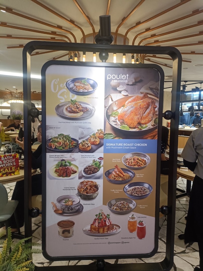 Menu page for Poulet  Brasserie - ION Orchard
