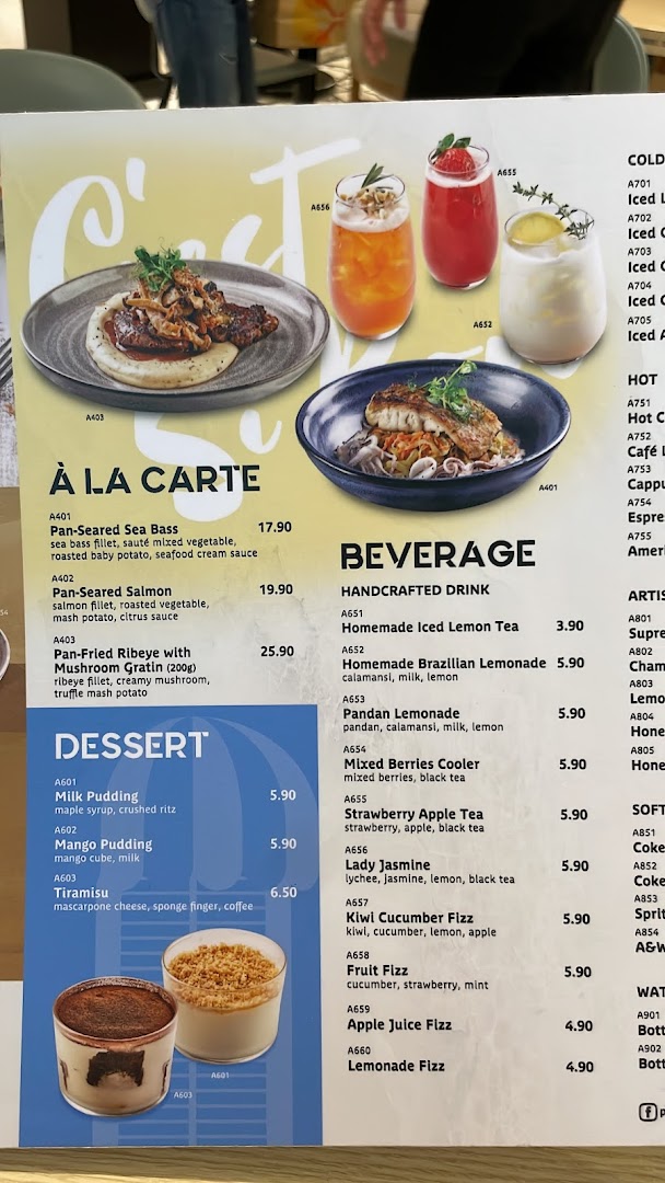 Menu page for Poulet  Brasserie - ION Orchard
