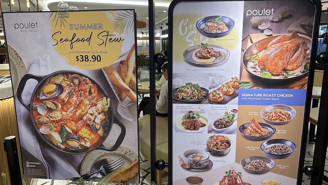 Menu page for Poulet  Brasserie - ION Orchard