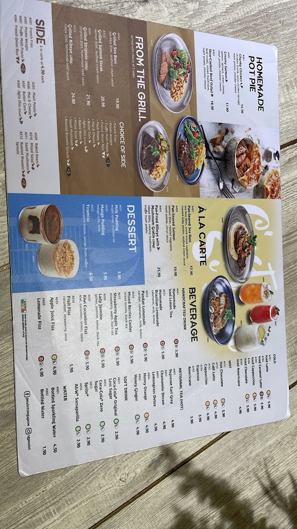 Menu page for Poulet  Brasserie - ION Orchard