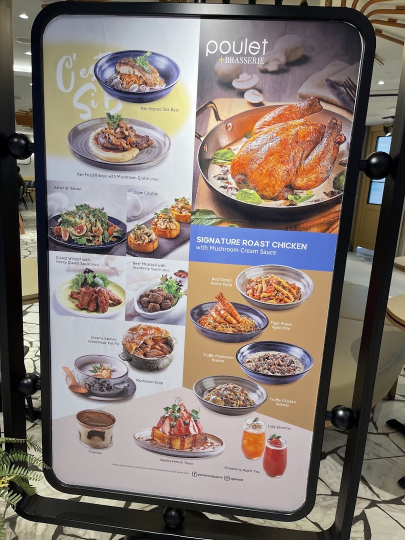 Menu page for Poulet  Brasserie - ION Orchard