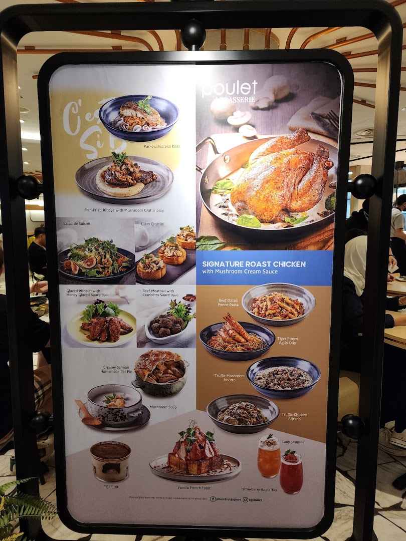 Menu page for Poulet  Brasserie - ION Orchard
