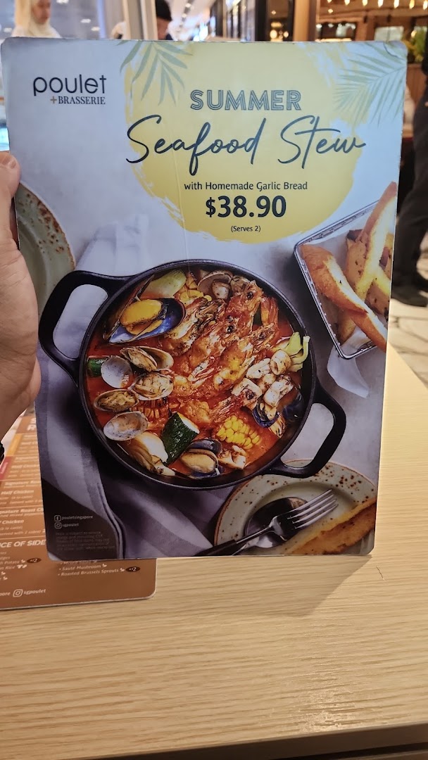 Menu page for Poulet  Brasserie - ION Orchard