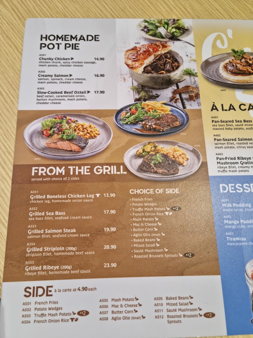 Menu page for Poulet  Brasserie - ION Orchard
