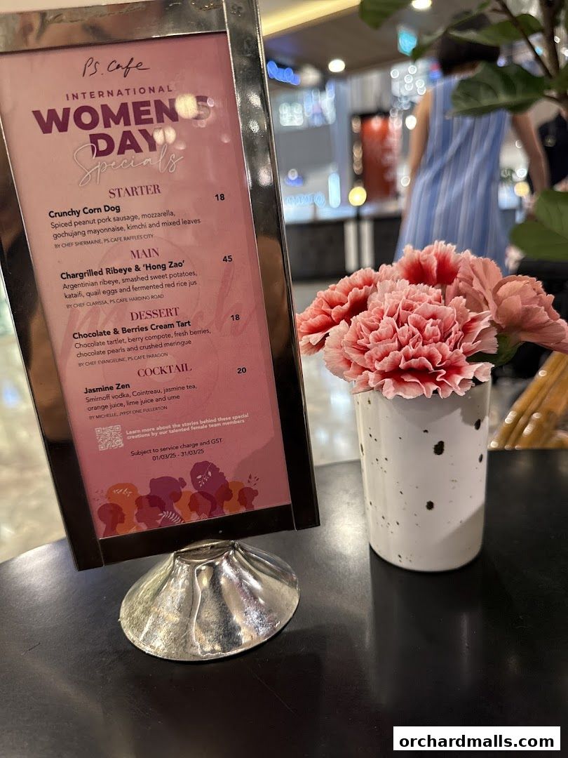 Menu page for PS.Cafe Paragon