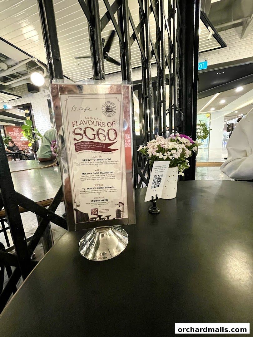 Menu page for PS.Cafe Paragon