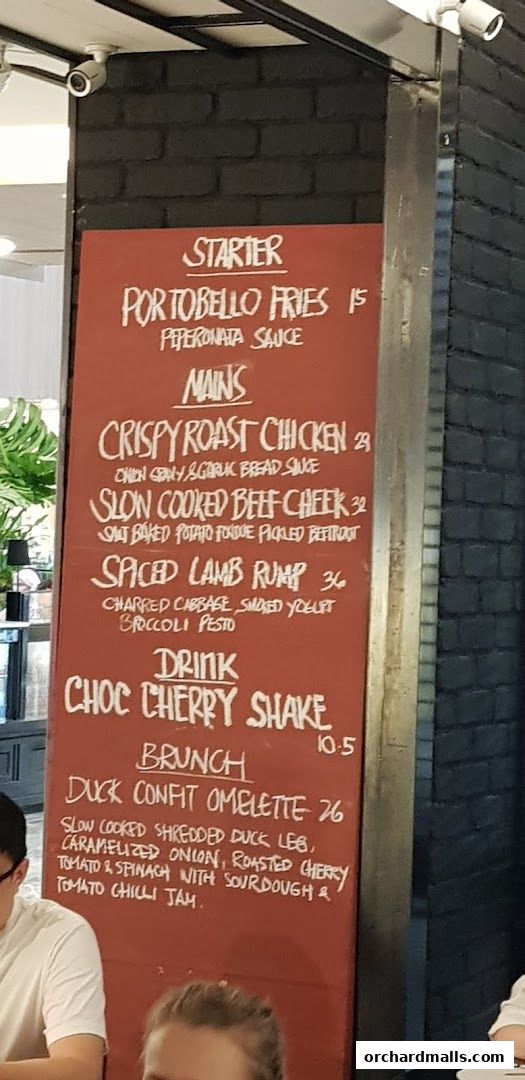 Menu page for PS.Cafe Paragon