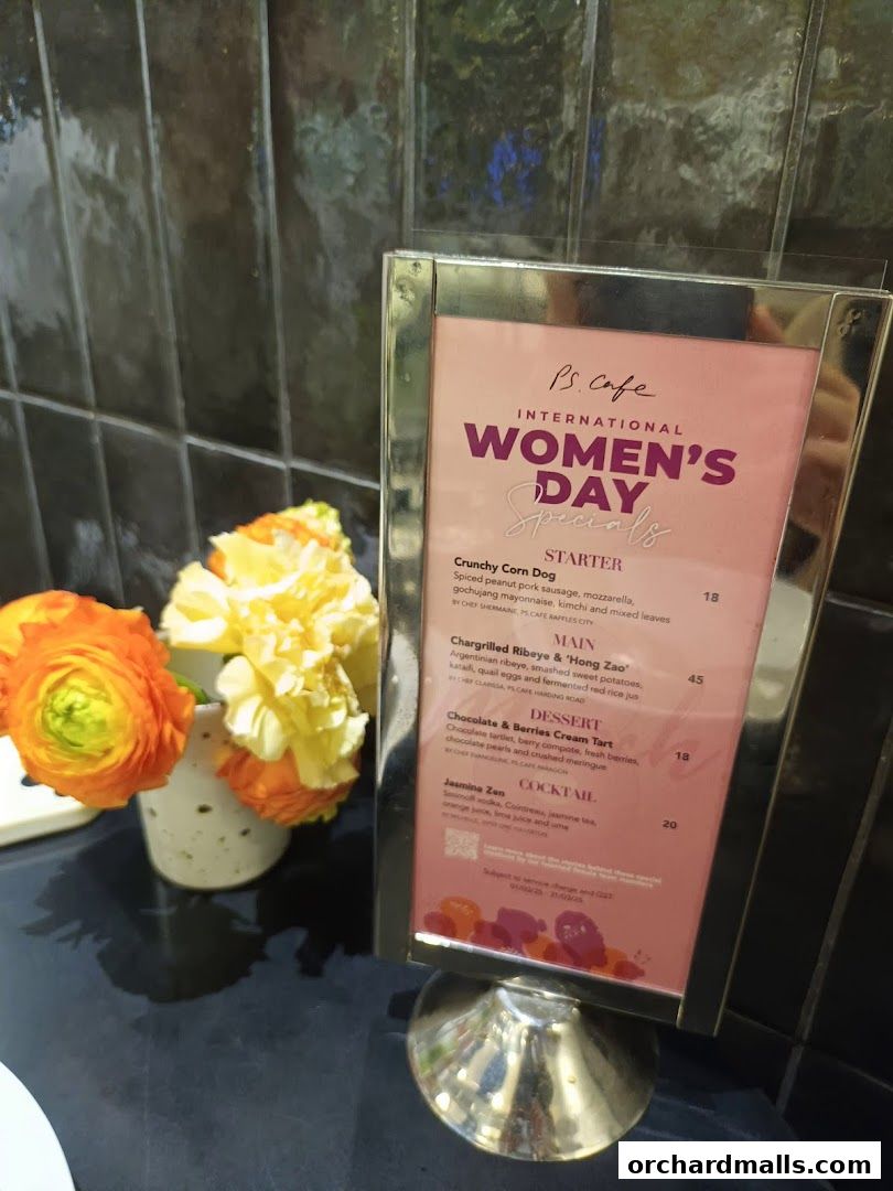 Menu page for PS.Cafe Paragon