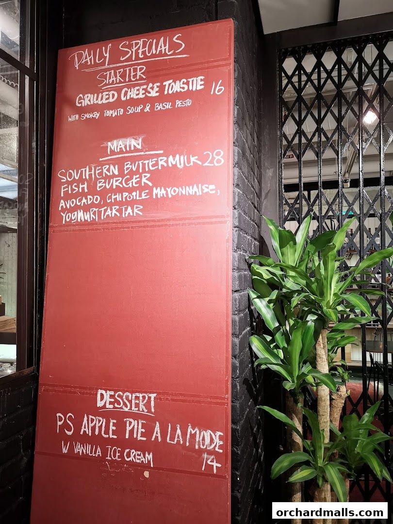 Menu page for PS.Cafe Paragon