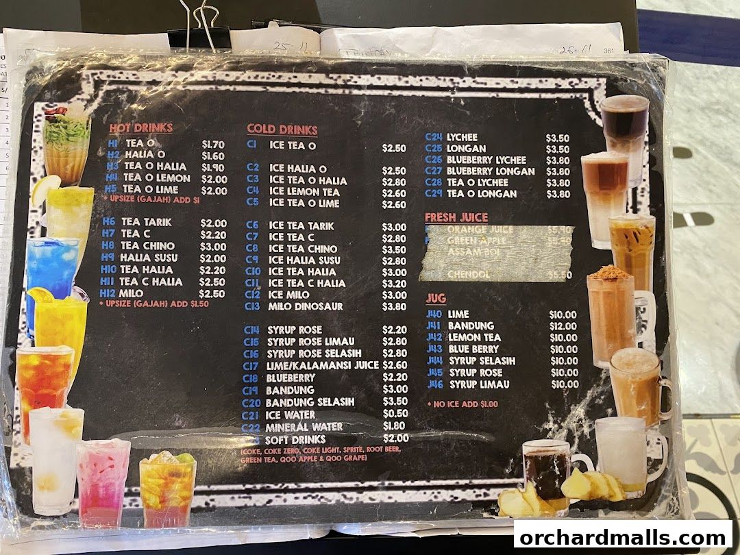 Menu page for Pu3 Restaurant  Jomz... Ambeng