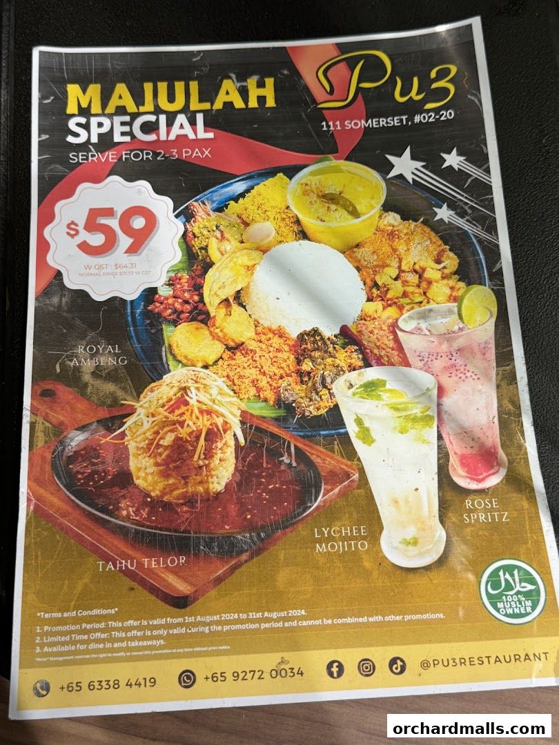 Menu page for Pu3 Restaurant  Jomz... Ambeng