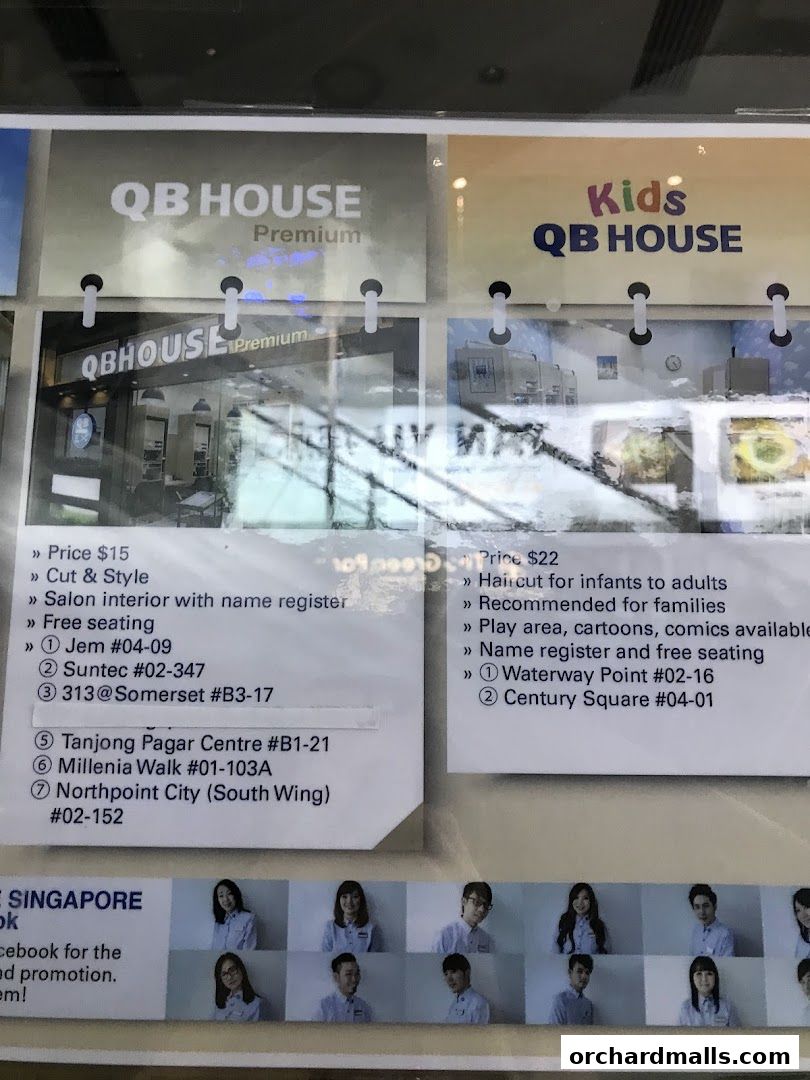 Menu page for QB PREMIUM 313Somerset