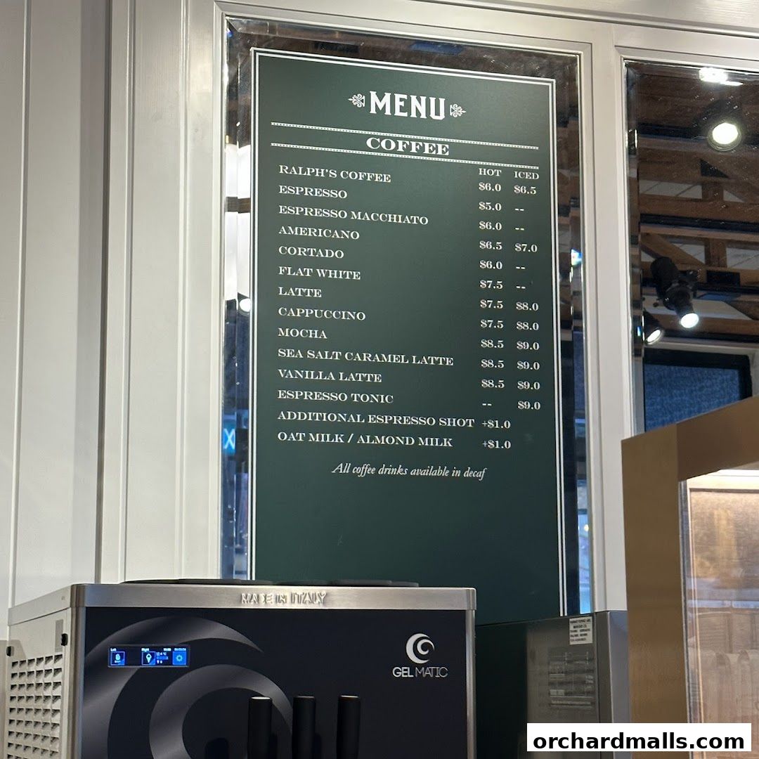 Ralphs Coffee Shaw Centre