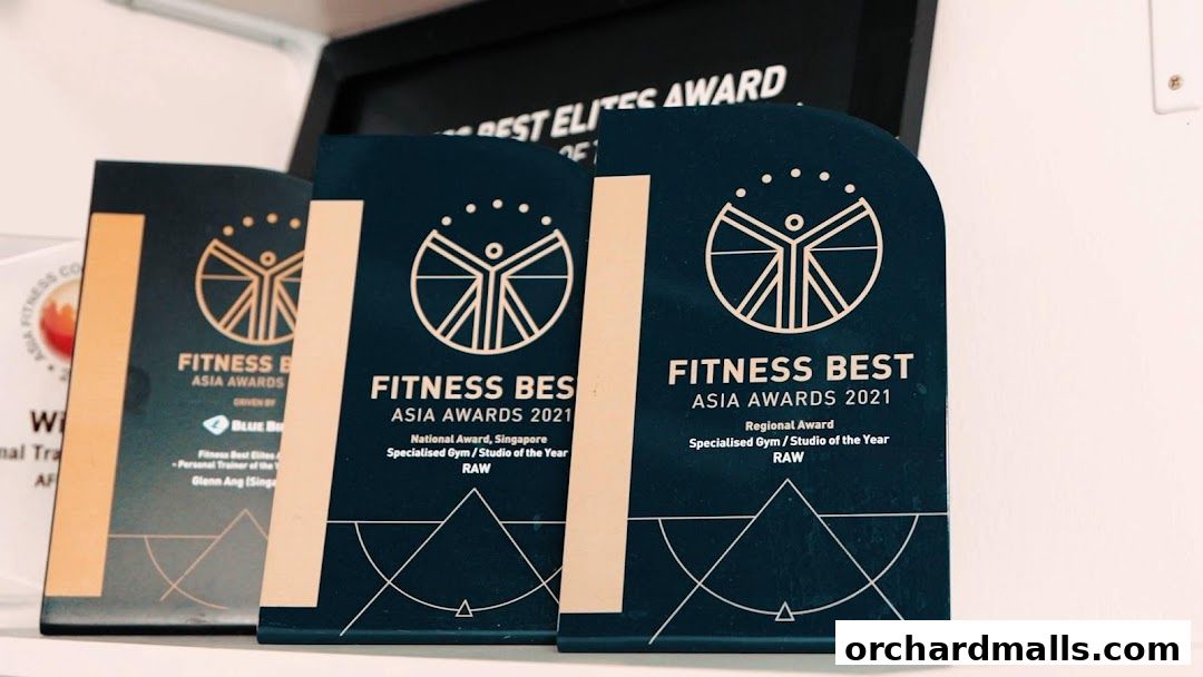 Awards for Fitness Best Asia Awards 2021, including National and Regional accolades.