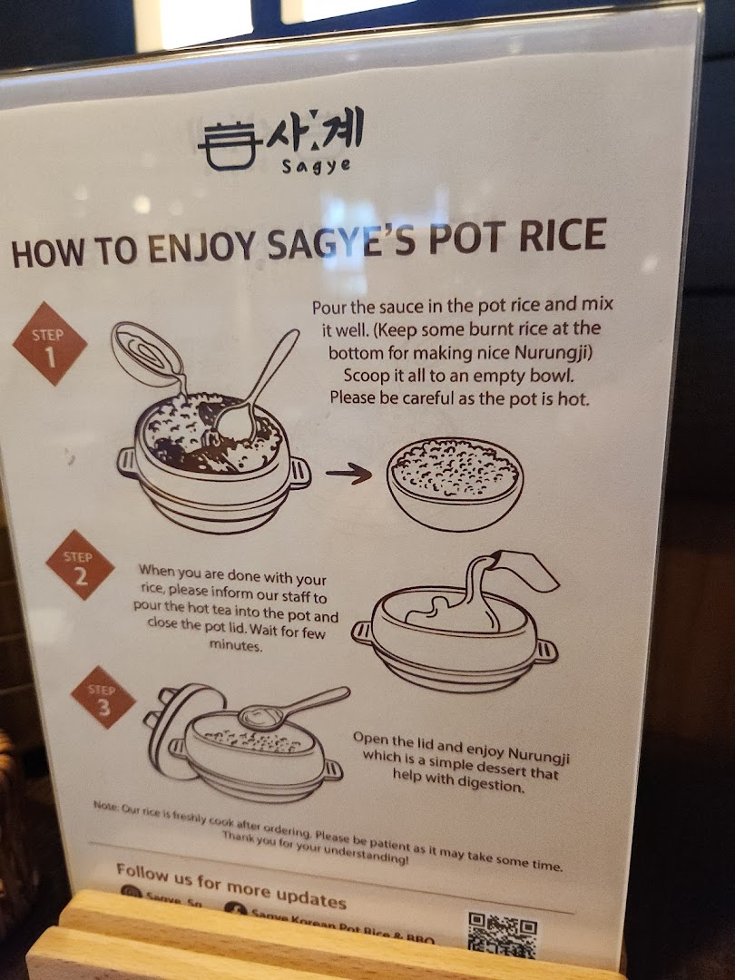 Sagye Korean Pot Rice and BBQ Wheelock Place