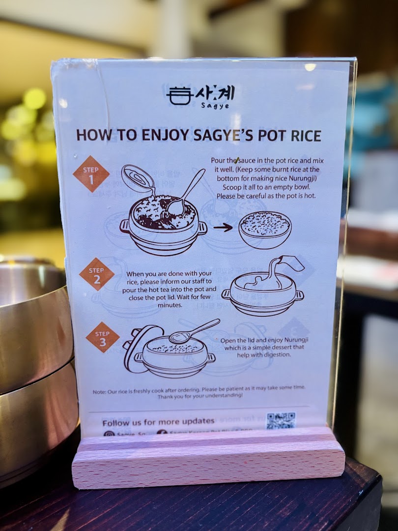 Sagye Korean Pot Rice and BBQ Wheelock Place
