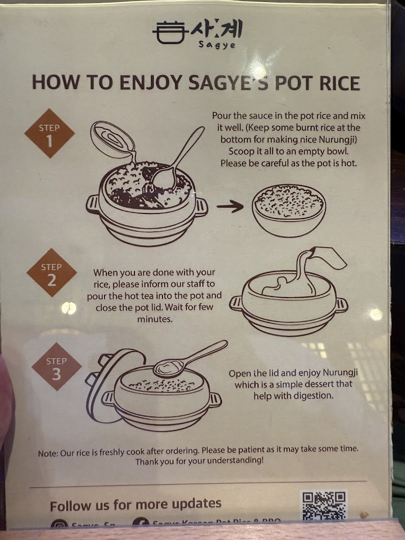 Sagye Korean Pot Rice and BBQ Wheelock Place