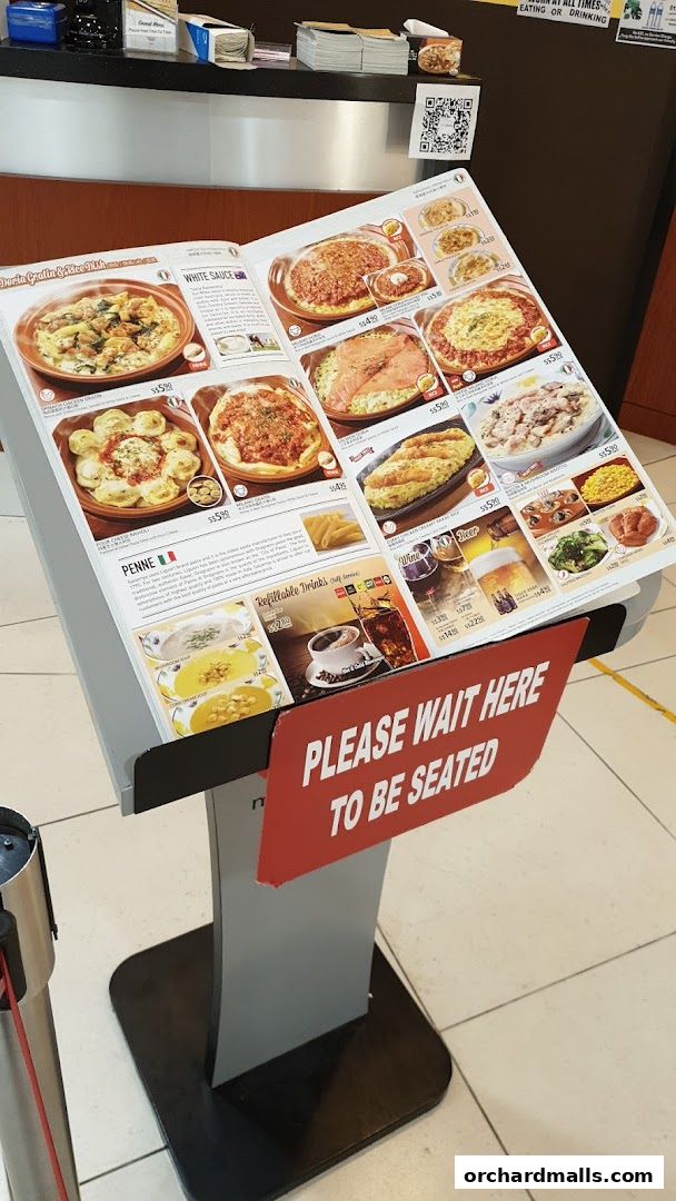 Menu page for Saizeriya - The Cathay