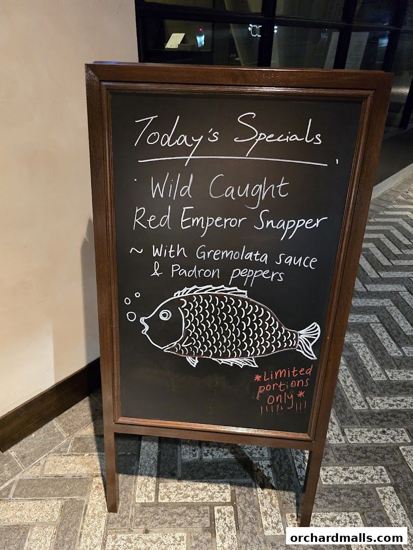 Menu page for Scotts Grill