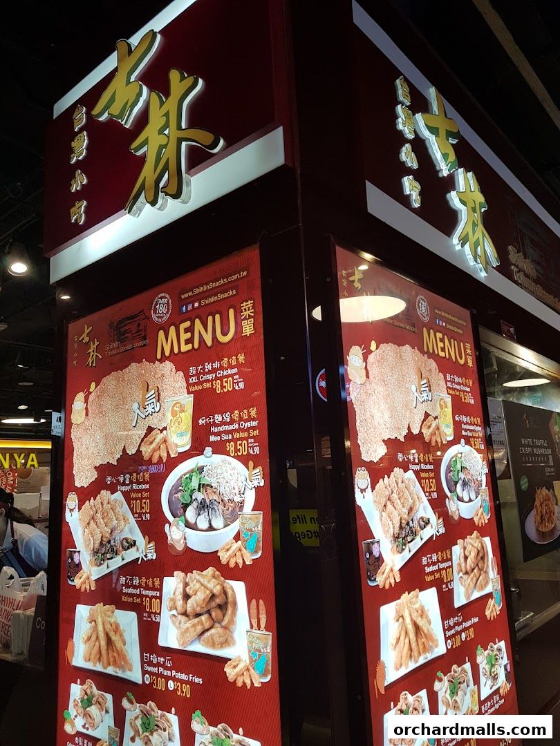 Menu page for Shihlin Taiwan Street Food 313 Somerset