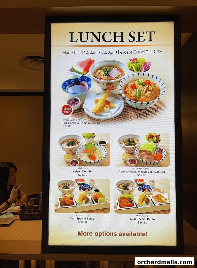 Menu page for Shimbashi Soba, 新橋そば