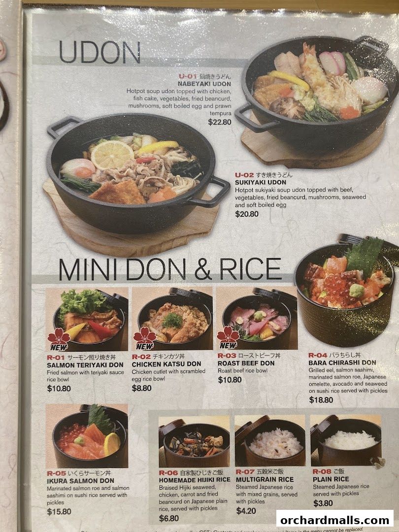 Menu page for Shimbashi Soba, 新橋そば