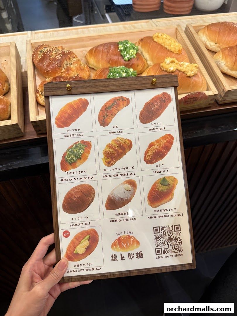 Menu page for Shio  Sato