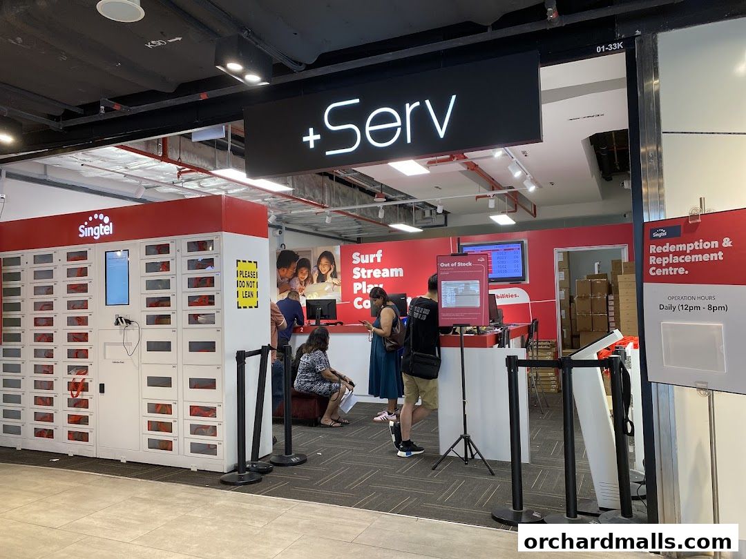 Singtel Service Serv  the Centrepoint