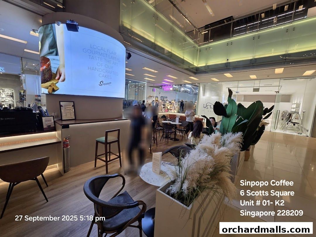 Sinpopo Coffee at Scotts