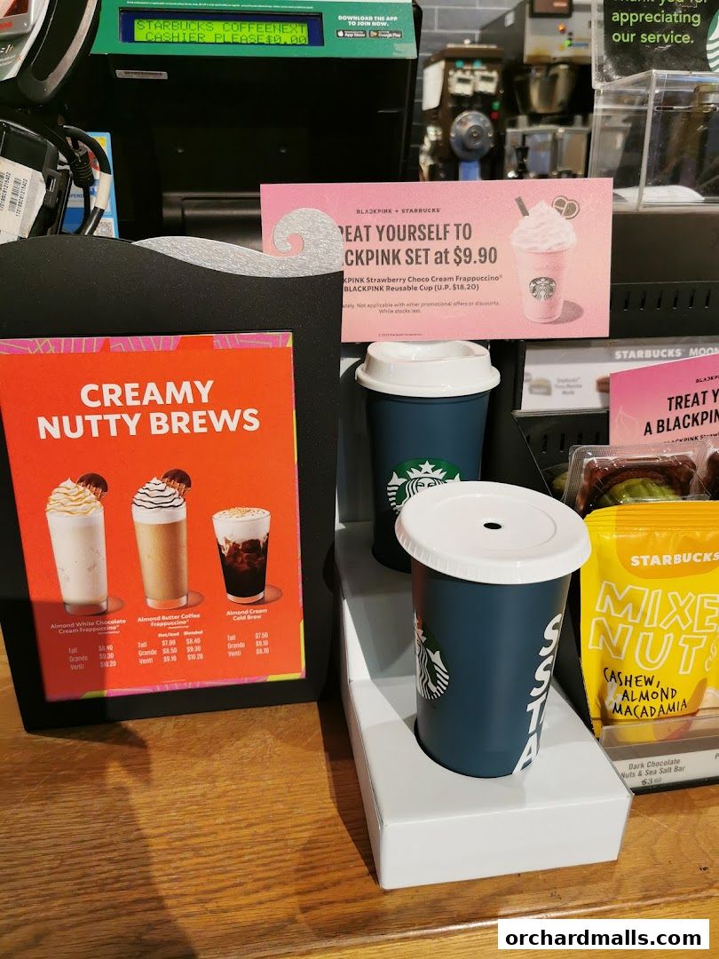 Menu page for Starbucks Centrepoint