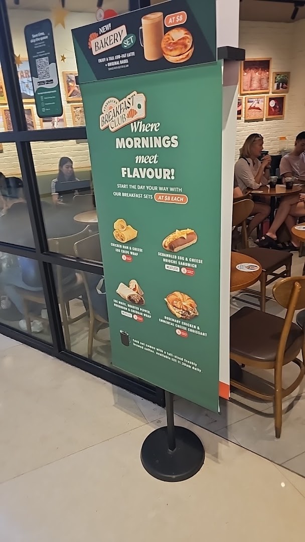 Menu page for Starbucks ION Orchard