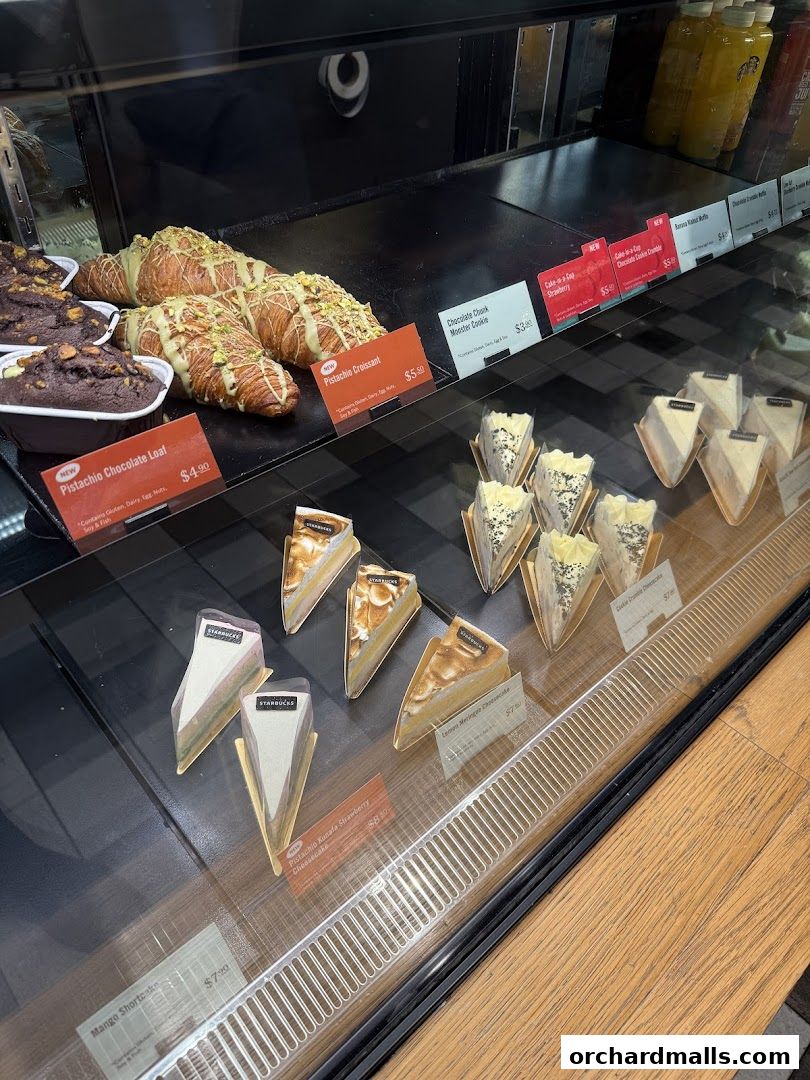 Menu page for Starbucks Paragon