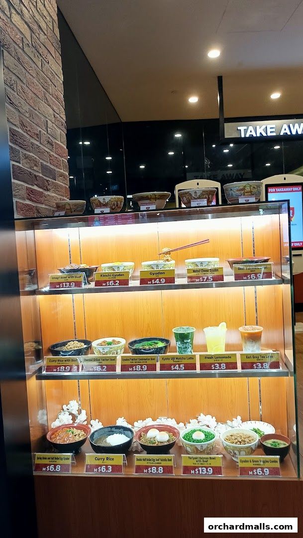 Menu page for Sukiya Gyudon  Curry 313somerset