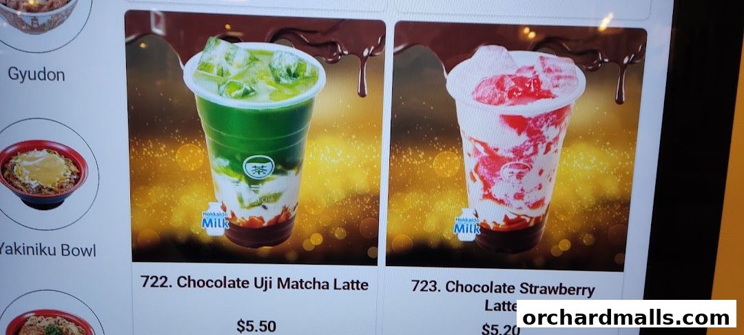 Menu page for Sukiya Gyudon  Curry 313somerset