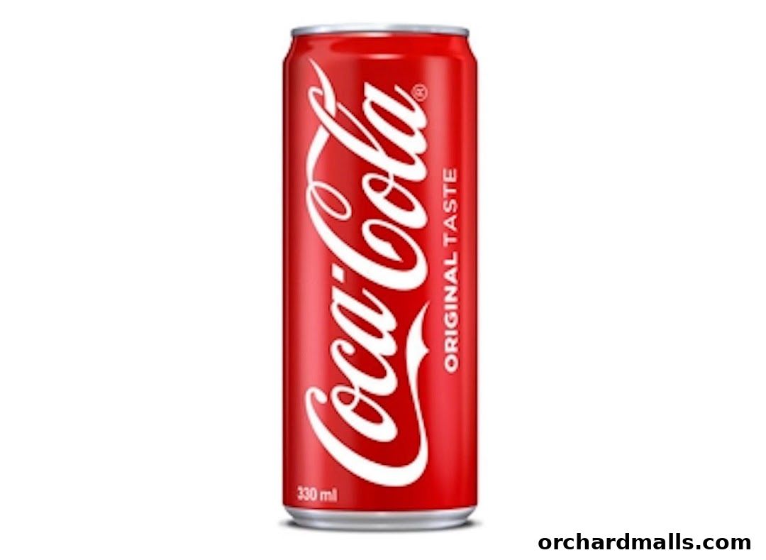 A red Coca-Cola can with the iconic logo and 'Original Taste' text.